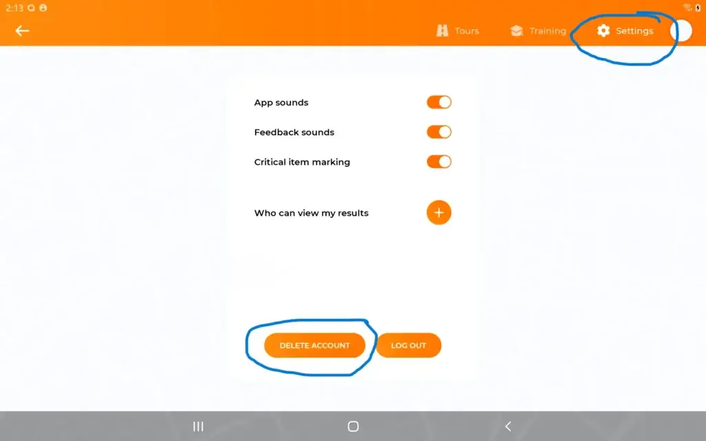 How To Delete User Data Within App